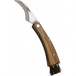 Baladéo gombász zsebkés zebrafa markolattal és kefével Sportszer BALADÉO