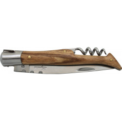 Baladéo Laguiole bicska dugóhúzóval zebrafa markolattal