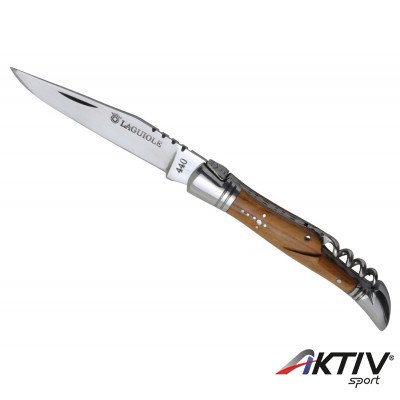 Baladéo Laguiole bicska dugóhúzóval, olajfa markolattal