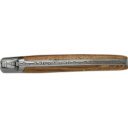 Baladeo Laguiole bicska, zebra fa markolattal, hímzett tokkal