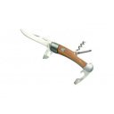 Baladéo Laguiole multifunkcionális bicska olajfa markolattal