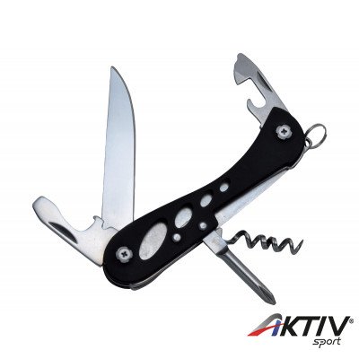Baladéo Multifinction Knife Barrow 7 funkciós kemping bicska fekete