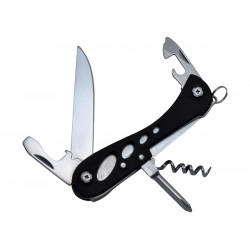 Baladéo Multifinction Knife Barrow 7 funkciós kemping bicska fekete Sportszer BALADÉO