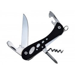 Baladéo Multifinction Knife Barrow 7 funkciós kemping bicska fekete Sportszer BALADÉO