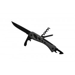 Baladéo Multifinction Knife Barrow 7 funkciós kemping bicska fekete Sportszer BALADÉO