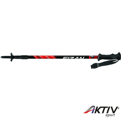 Fizan Explorer teleszkópos túrabot fekete-piros