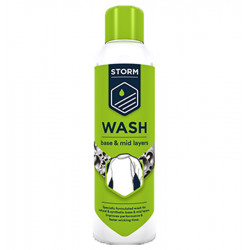 Storm Base & Midlayer Wash (Wash in) 300 ml aláöltözet és középréteg tisztítószer Sportszer STORM
