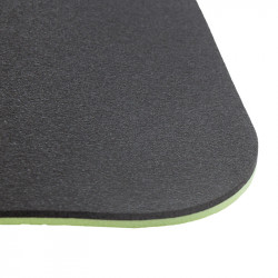 Szépséghibás Fitnesz matrac pánttal PE 180x60x1 cm zöld-fekete