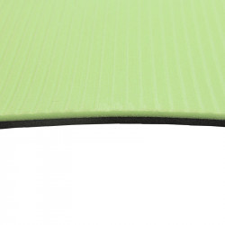 Szépséghibás Fitnesz matrac pánttal PE 180x60x1 cm zöld-fekete