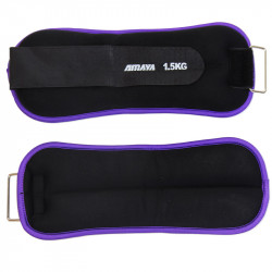 Csukló-és bokasúly Amaya 2x1,5 kg lila