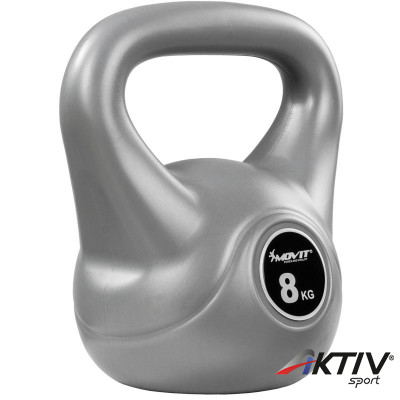 Kettlebell MOVIT 8 kg szürke