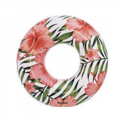 Úszógumi felfújható Bestway narancs virágos 119 cm Sportszer Bestway