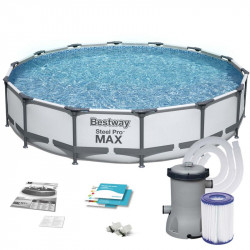 Medence szett Bestway fémvázas 427x84 cm 56595 Medence Bestway