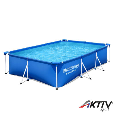 Medence szett Bestway Steel Pro szögletes 300x201 cm 56411