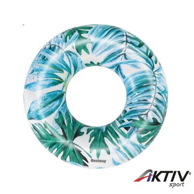 Úszógumi felfújható Bestway zöld pálmafás 119 cm
