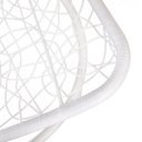 Szépséghibás függőfotel Kalea fehér-virág mintás