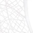 Szépséghibás függőfotel Kalea fehér-virág mintás