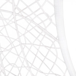 Szépséghibás függőfotel Kalea fehér-virág mintás