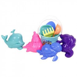 Homokozó hálóban 9 darabos készlet Kreatív készletek Funn