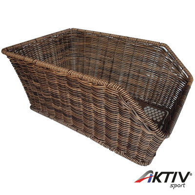 Kosár hátsó rattan barna