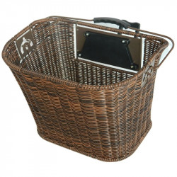 Kosár első rattan barna Sportszer Bike
