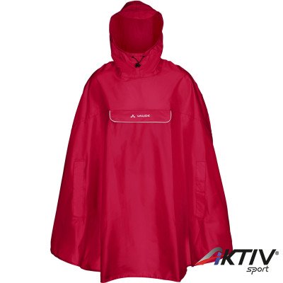 Vaude Valdipino kerékpáros eső poncsó indian red