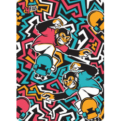 4 Fun Free Style többfunkciós csősál Zigzag