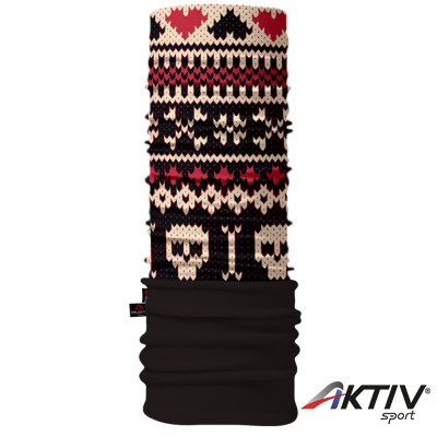 4 Fun Polartec többfunkciós csősál Skull Red