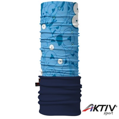 4 Fun Polartec többfunkciós gyermek csősál Blue Eye Kid