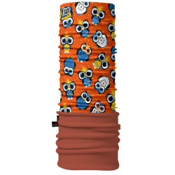 4 Fun Polartec többfunkciós gyermek csősál Owl Orange Nomadsport 4 FUN