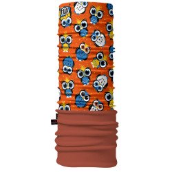 4 Fun Polartec többfunkciós gyermek csősál Owl Orange Nomadsport 4 FUN