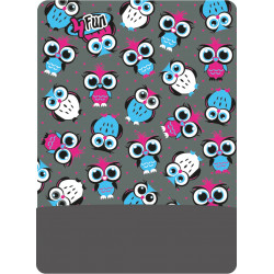 4 Fun Polartec többfunkciós gyermek csősál Owl Grey