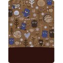 4 Fun Polartec többfunkciós gyermek csősál Garden Brown