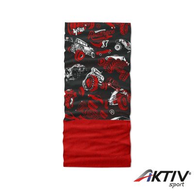4 Fun Polartec többfunkciós gyermek csősál Quad Kid Red