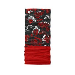 4 Fun Polartec többfunkciós gyermek csősál Quad Kid Red Nomadsport 4 FUN