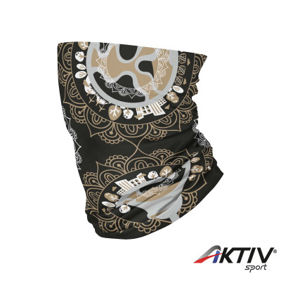 4 Fun Standard Recycling többfunkciós csősál Eco Mandala Black