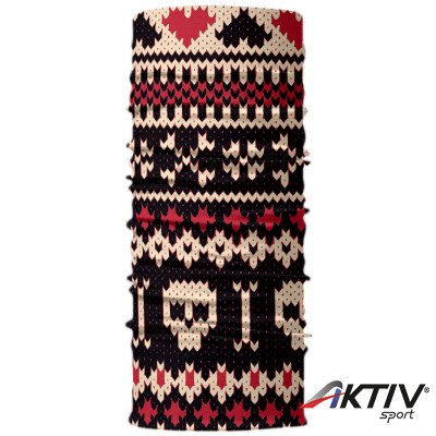 4 Fun Standard többfunkciós csősál Skull Red