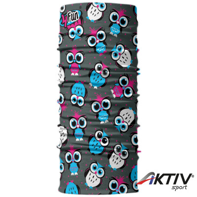 4 Fun Standard Kid többfunkciós gyermek csősál Owl Grey