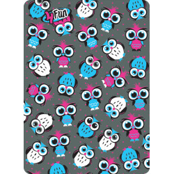 4 Fun Standard Kid többfunkciós gyermek csősál Owl Grey