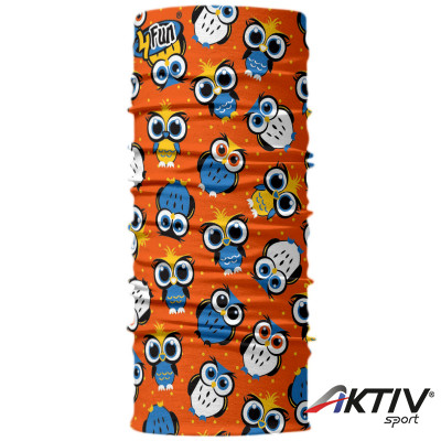 4 Fun Standard Kid többfunkciós gyermek csősál Owl Orange