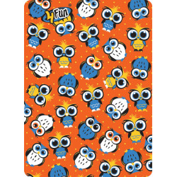 4 Fun Standard Kid többfunkciós gyermek csősál Owl Orange