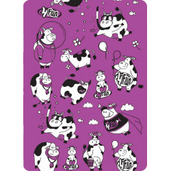 4 Fun Standard Kid többfunkciós gyermek csősál Funny Cow Viola