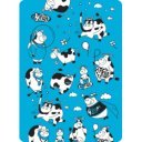 4 Fun Standard Kid többfunkciós gyermek csősál Funny Cow Blue