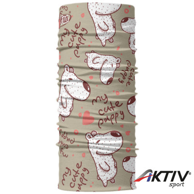 4 Fun Standard Kid többfunkciós gyermek csősál Puppy Beige