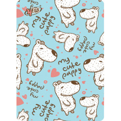 4 Fun Standard Kid többfunkciós gyermek csősál Puppy Blue