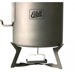 Esbit gyújtókockával működő titán túrafőző