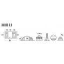 High Peak Naxos 3 személyes sátor