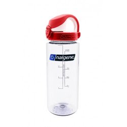 Nalgene Atlantis kulacs Clear w/Fire Red  Cap Nomadsport NALGENE