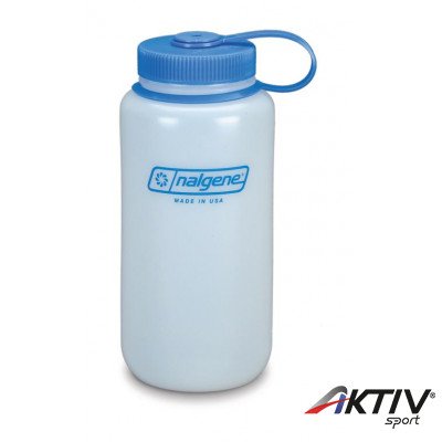 Nalgene Bootle HDPE 1 L széles nyílású műanyag palack white