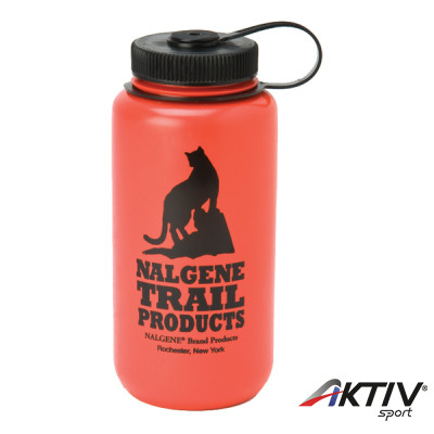 Nalgene Bootle HDPE 1 L széles nyílású műanyag palack red cat logo